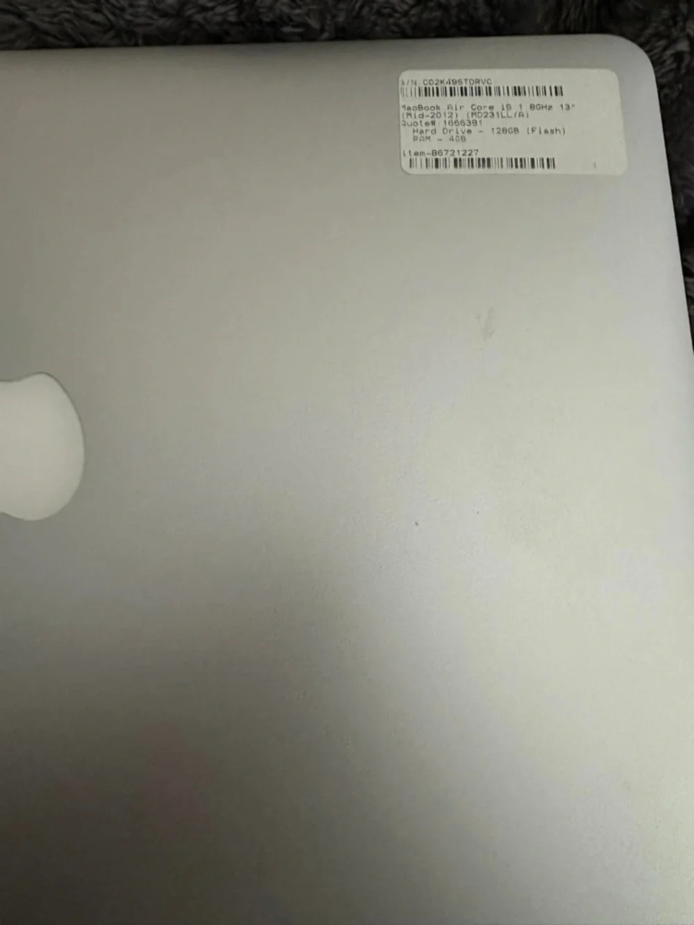 Apple Silver MacBook